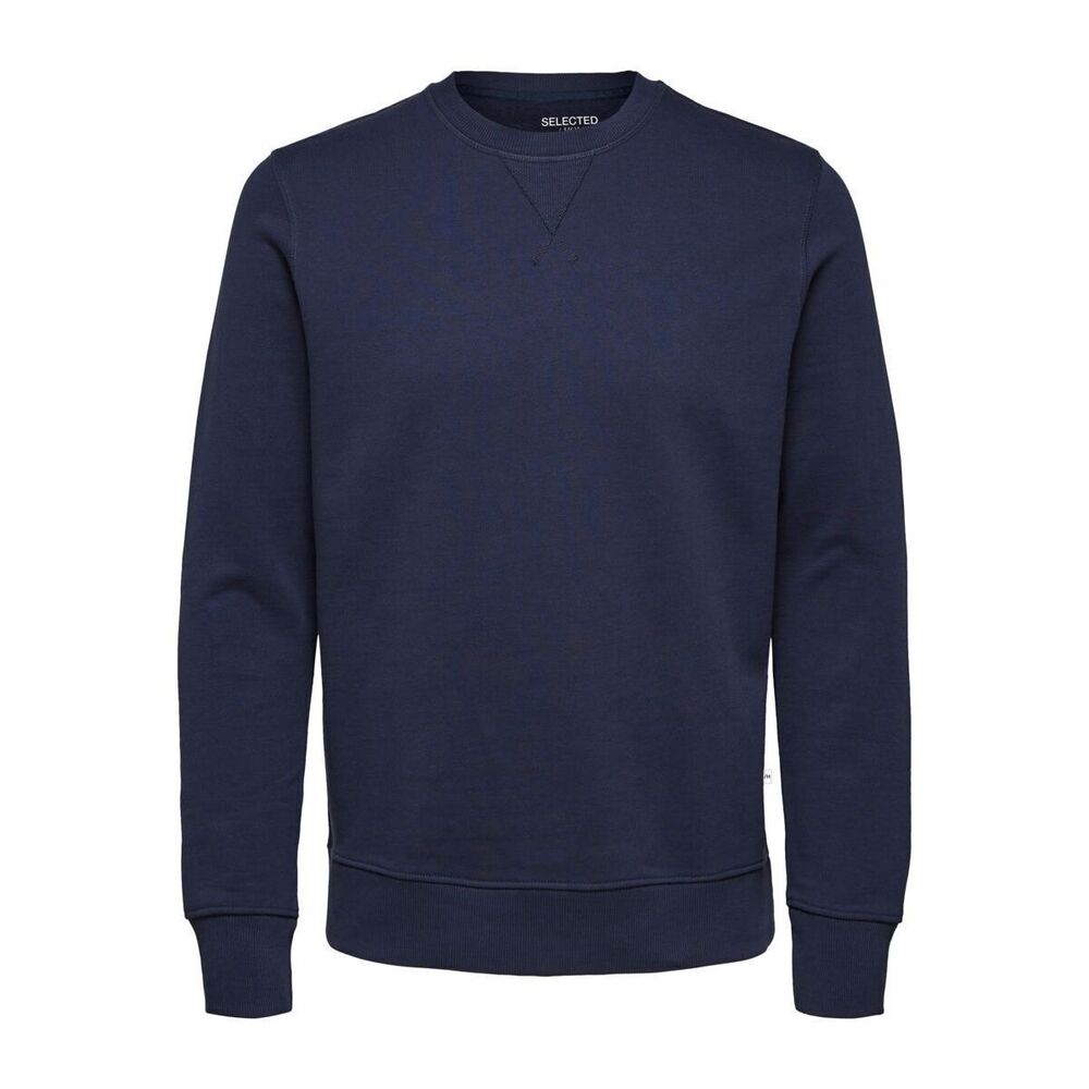 Selected Homme Jason Crew Neck Sweatshirt Navy Blazer SM
